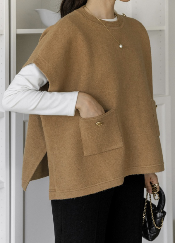 I BLLE東大門㊣實拍女裝新款人氣熱賣職業時尚推薦休閑針織衫I BLLE針織衫