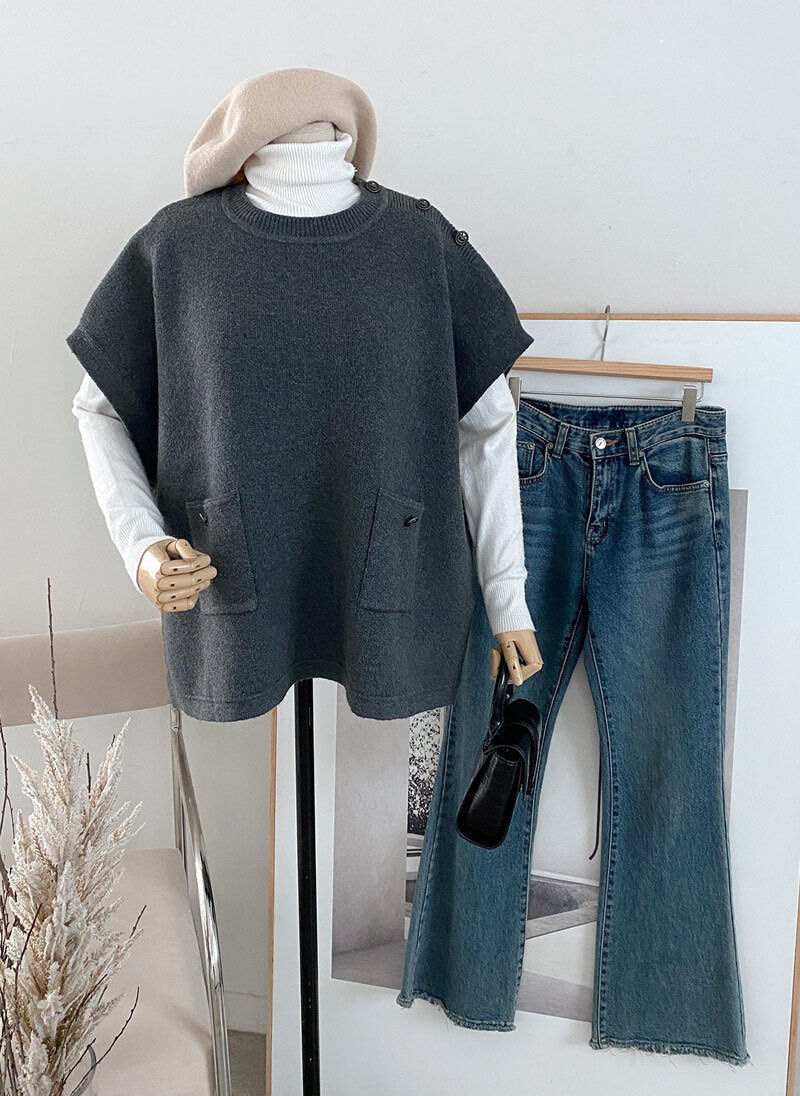 I BLLE東大門㊣實拍女裝新款人氣熱賣職業時尚推薦休閑針織衫I BLLE針織衫