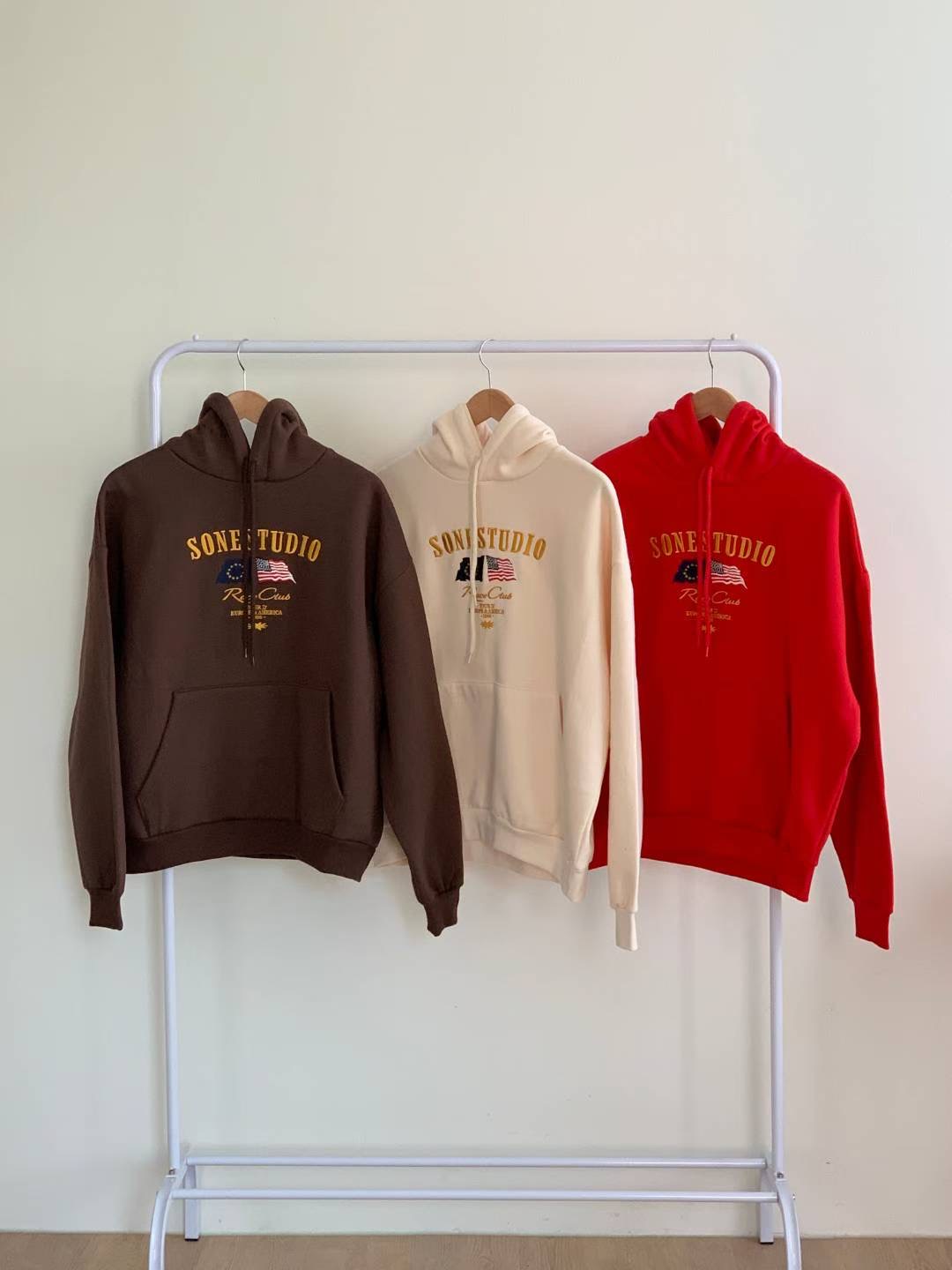 FIRST MOON東大門㊣直郵女士新品熱賣時尚休閑職業推薦衛衣FIRST MOON衛衣圖色2左二色