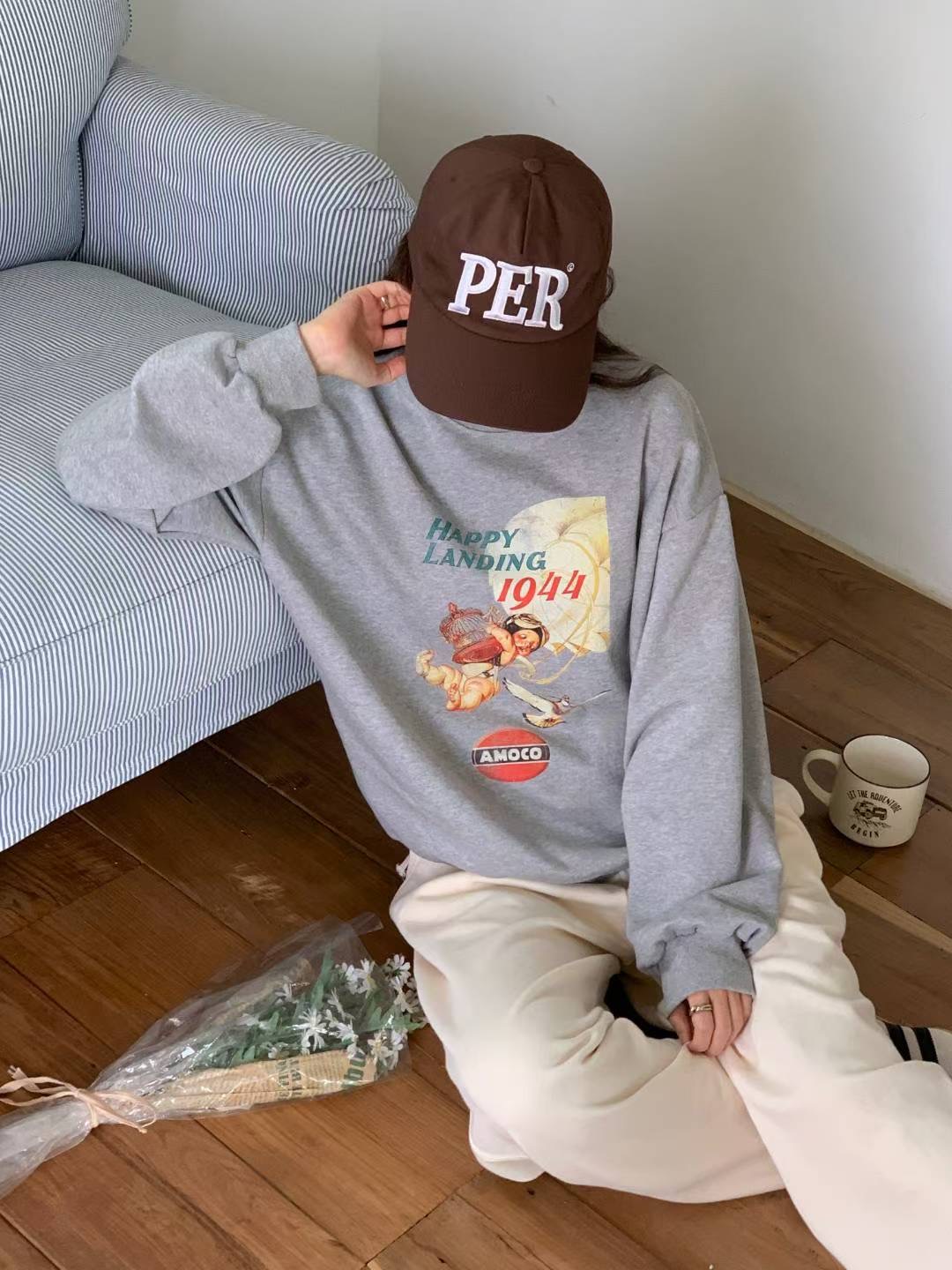 FIRST MOON東大門㊣直郵女士新品人氣時尚熱賣休閑職業衛衣FIRST MOON衛衣