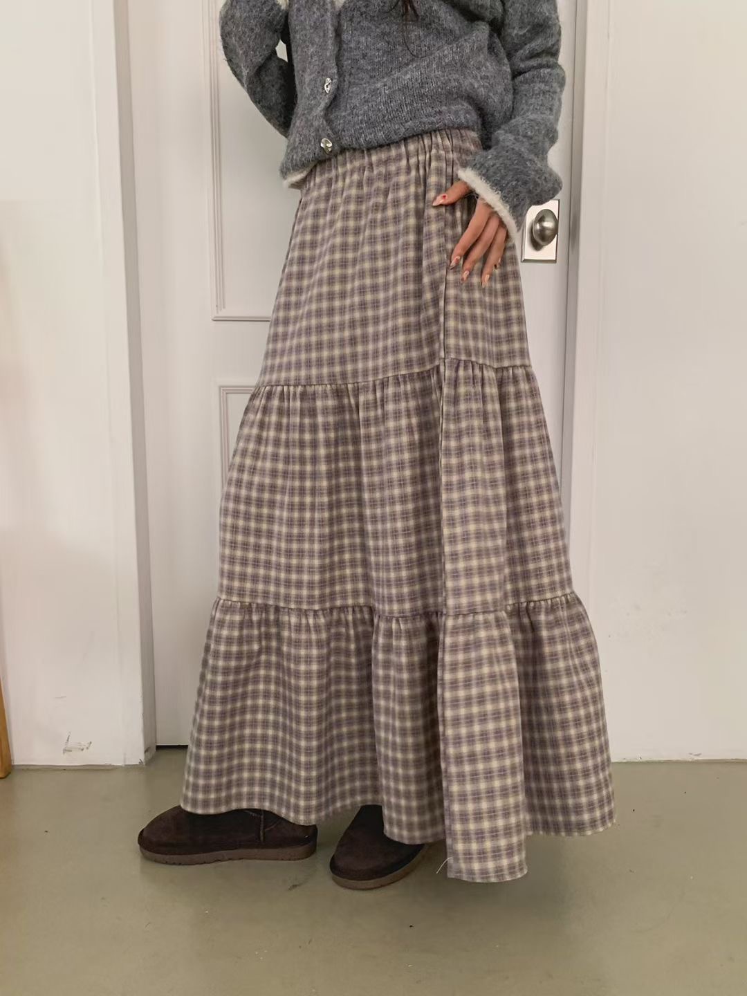 아카시아-T東大門㊣代購女裝新品25秋冬職業人氣熱賣推薦長裙acacia-2件起訂長裙