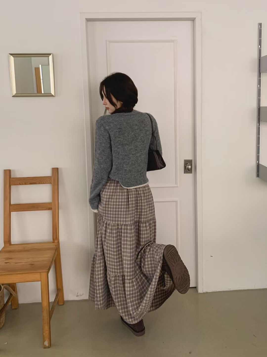 아카시아-T東大門㊣代購女裝新品25秋冬職業人氣熱賣推薦長裙acacia-2件起訂長裙