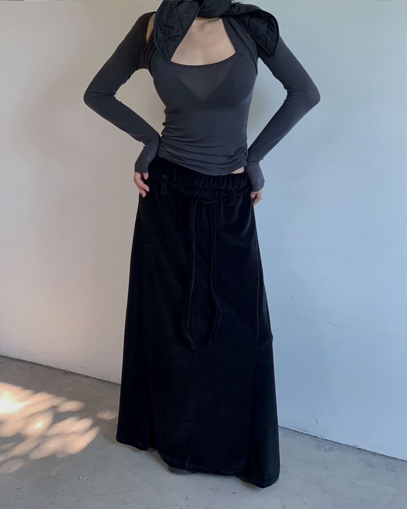 LIVE AID-P東大門㊣實拍女士新款休閑職業人氣熱賣推薦長裙LIVE AID-P長裙