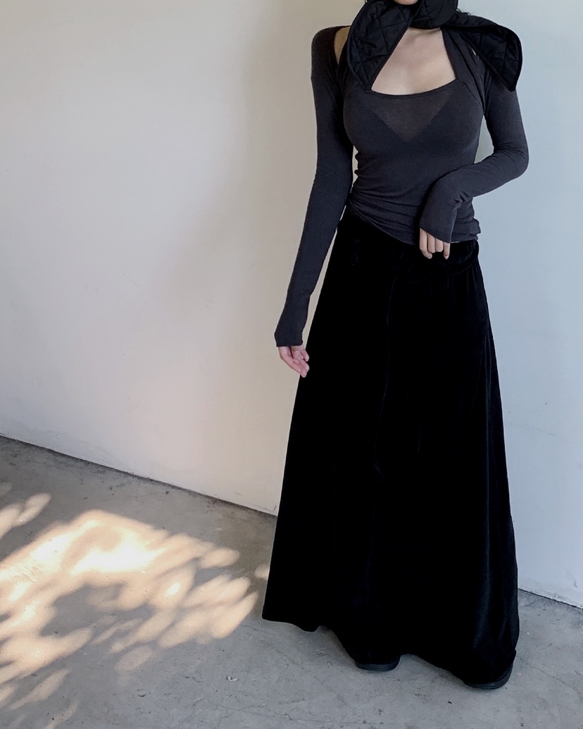 LIVE AID-P東大門㊣實拍女士新款休閑職業人氣熱賣推薦長裙LIVE AID-P長裙