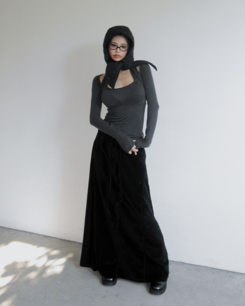 LIVE AID-P東大門㊣實拍女士新款休閑職業人氣熱賣推薦長裙LIVE AID-P長裙