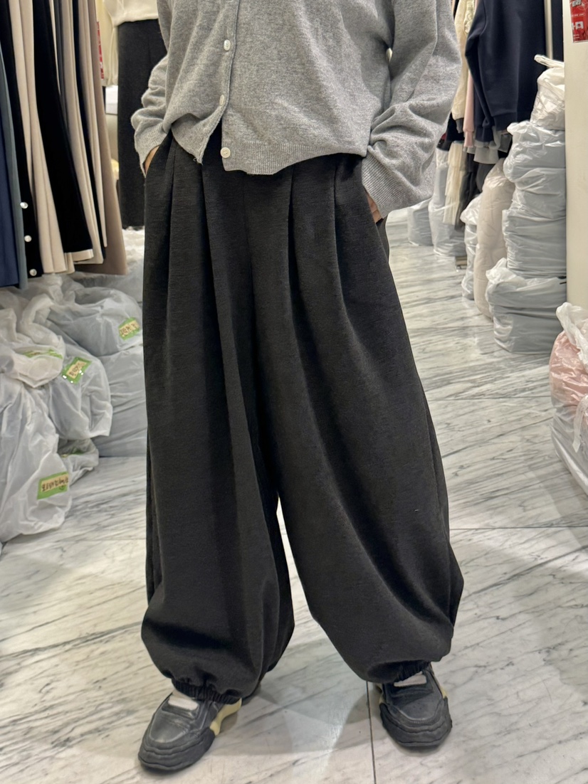 I BLLE東大門㊣實拍女裝新款時尚25秋冬推薦人氣休閑休閑褲I BLLE休閑褲