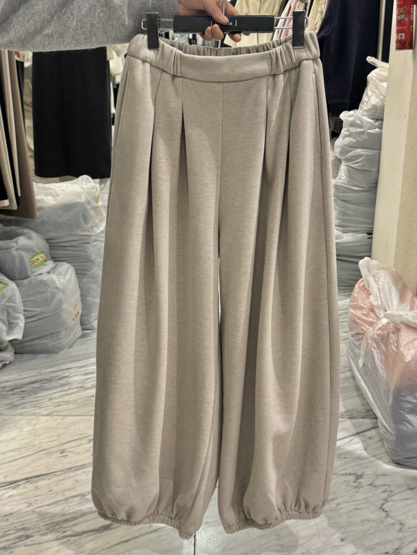 I BLLE東大門㊣實拍女裝新款時尚25秋冬推薦人氣休閑休閑褲I BLLE休閑褲圖色1