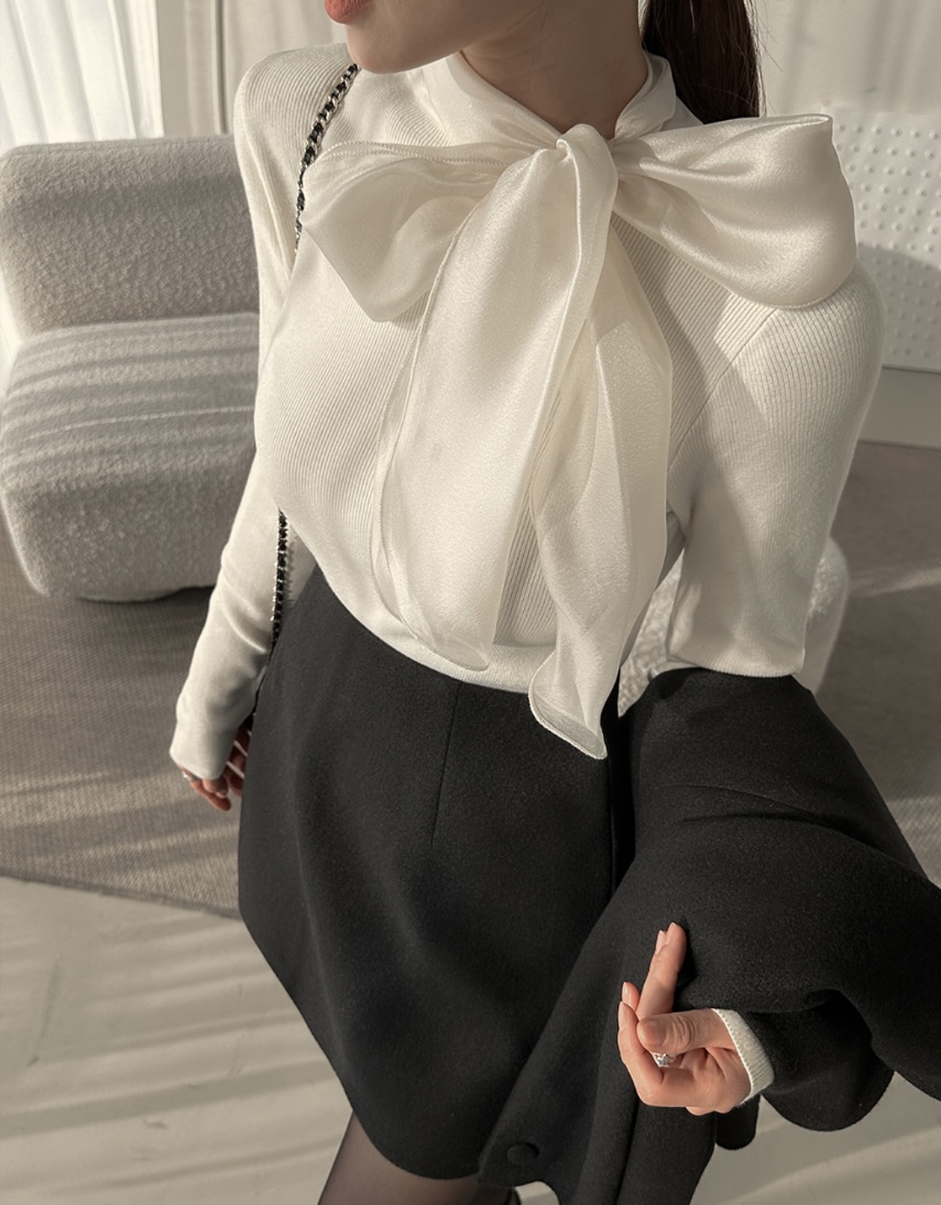 I BLLE韓國直郵㊣女裝新品推薦人氣職業25秋冬熱賣時尚針織衫I BLLE針織衫