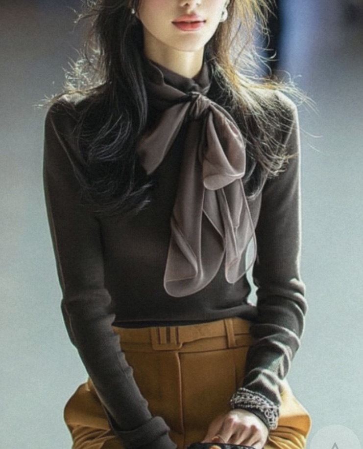 I BLLE韓國直郵㊣女裝新品推薦人氣職業25秋冬熱賣時尚針織衫I BLLE針織衫圖色2