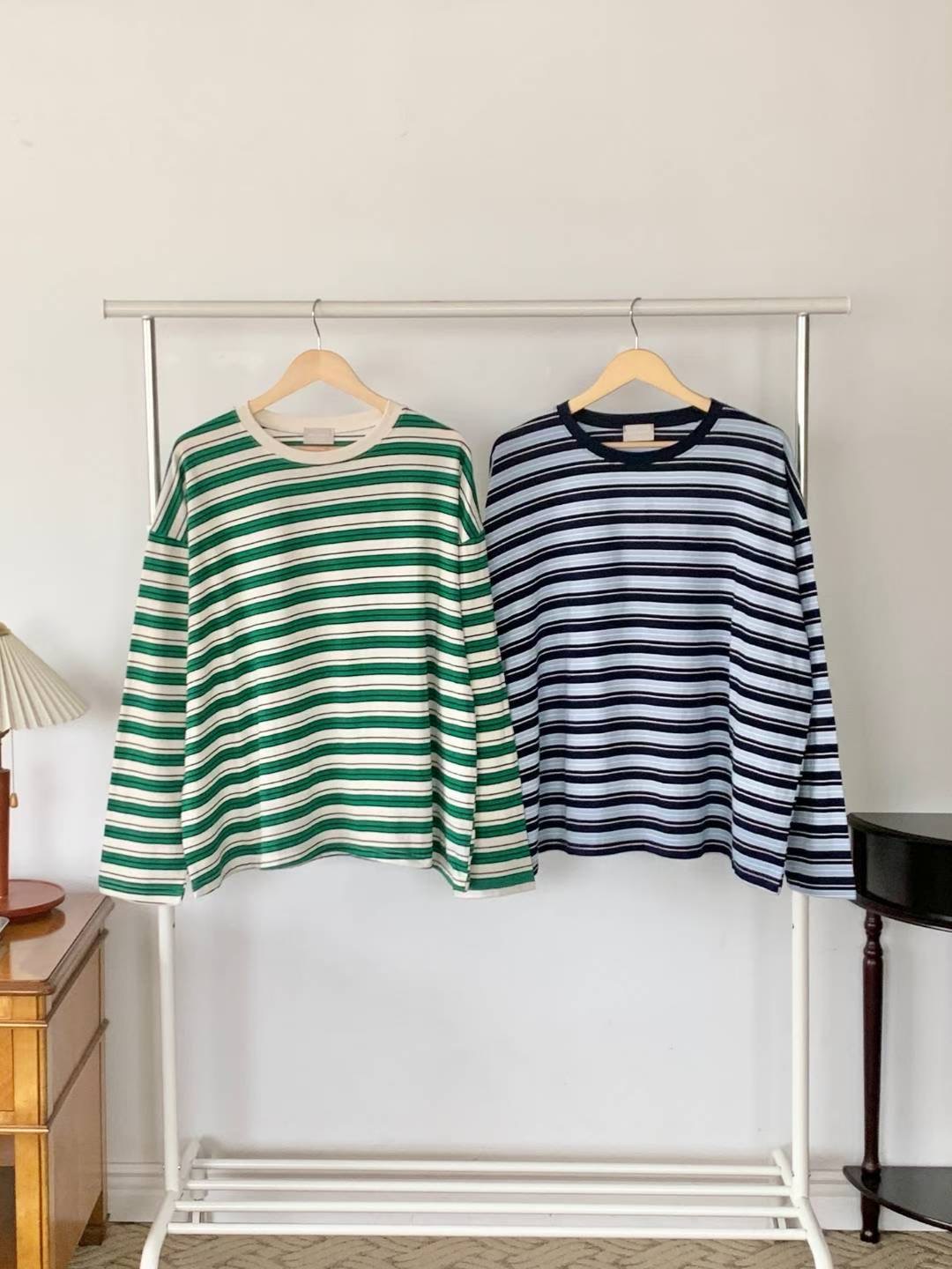 FIRST MOON韓國代購㊣女裝新款休閑職業25秋冬人氣長袖T恤FIRST MOON長袖T恤圖色2左二色