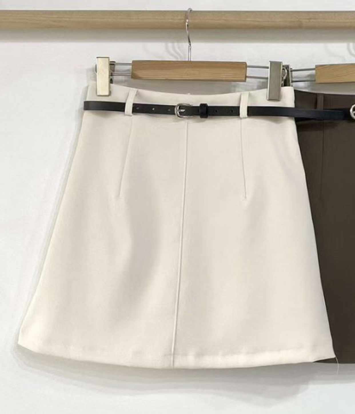 아카시아-T東大門㊣實拍女裝新品推薦人氣休閑短裙不含腰帶acacia-2件起訂短裙圖色1