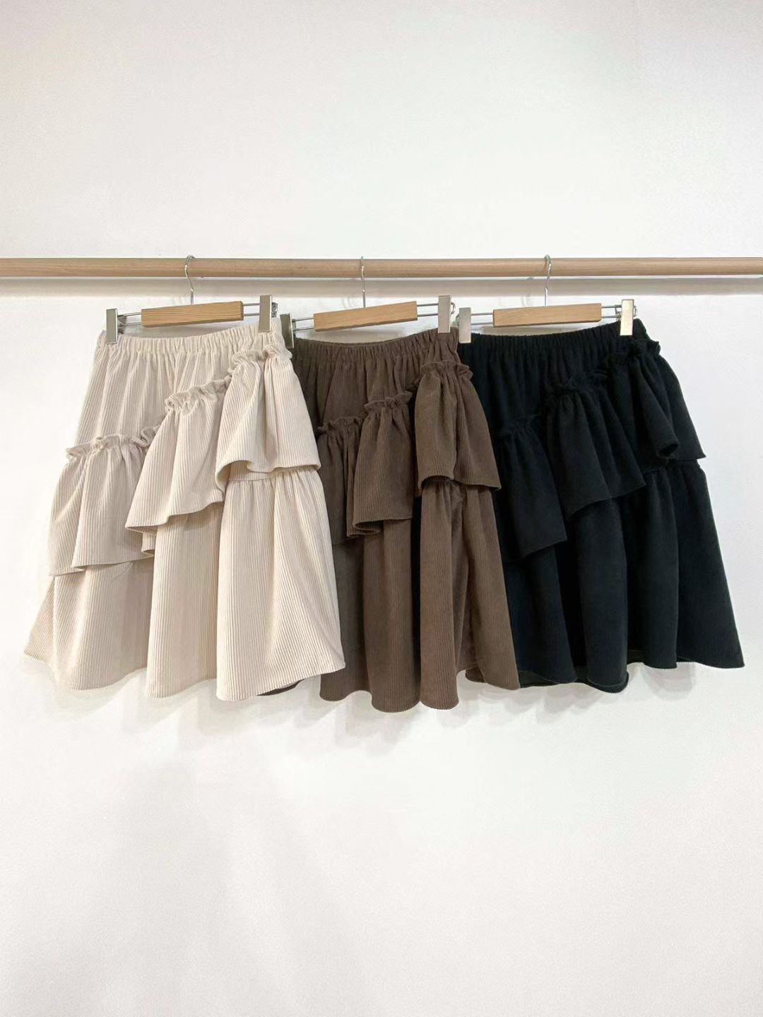 아카시아-T韓國代購㊣女士新款人氣職業25秋冬熱賣時尚長裙acacia-2件起訂長裙圖色3左三色