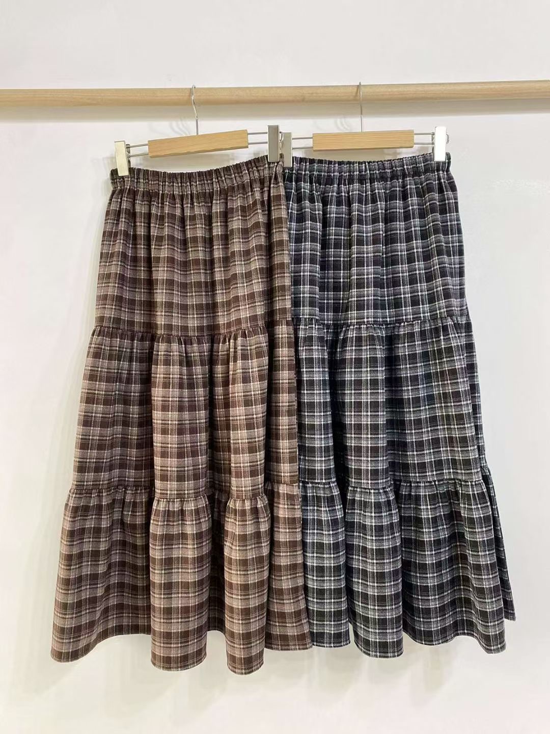 아카시아-T東大門㊣實拍女士新品25秋冬休閑推薦人氣職業長裙acacia-2件起訂長裙圖色2左二色