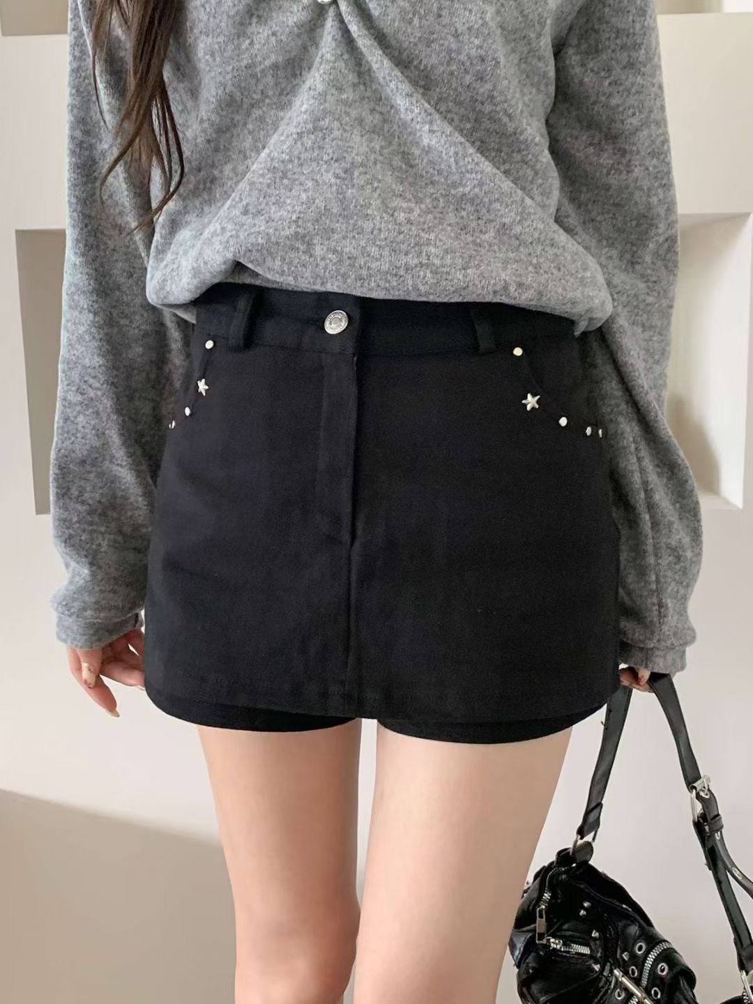 아카시아-T韓國代購㊣女裝新品職業人氣時尚25秋冬熱賣裙褲acacia-2件起訂裙褲圖色2