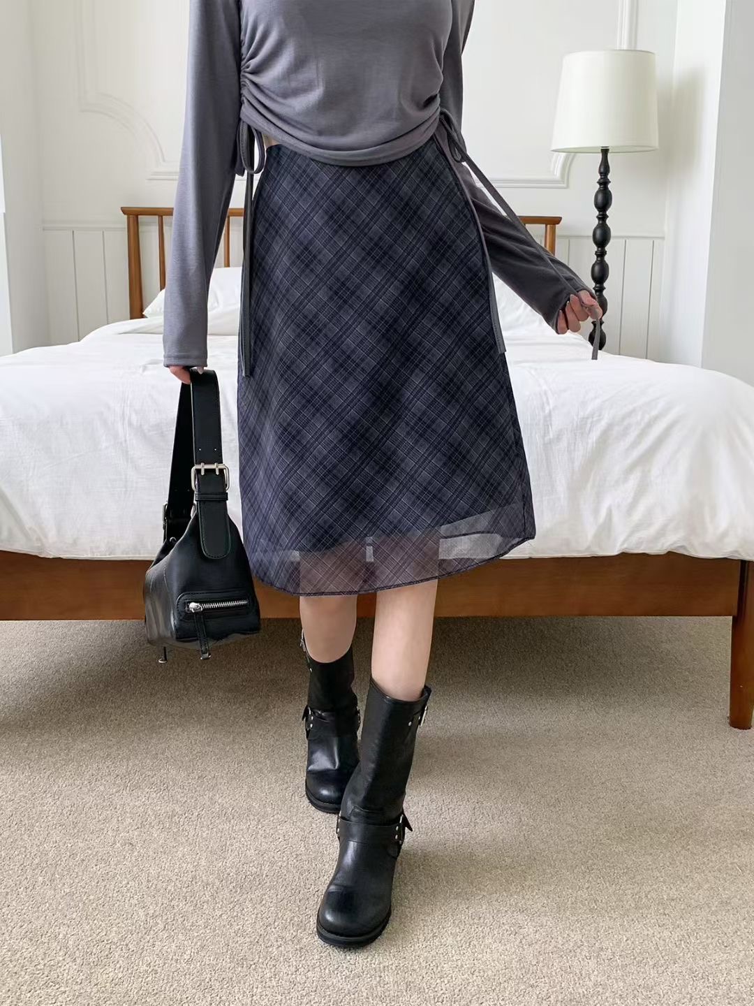 아카시아-T東大門㊣代購女士新款時尚人氣休閑職業推薦長裙acacia-2件起訂長裙圖色2