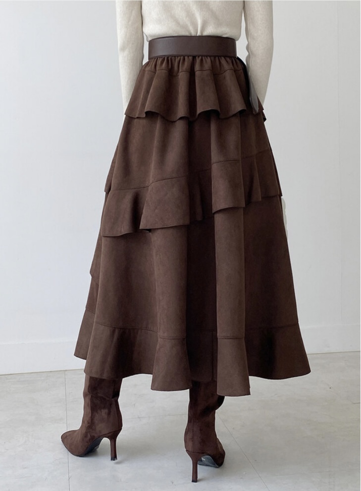 I BLLE東大門㊣直郵女士新款熱賣人氣25秋冬推薦休閑時尚長裙I BLLE長裙