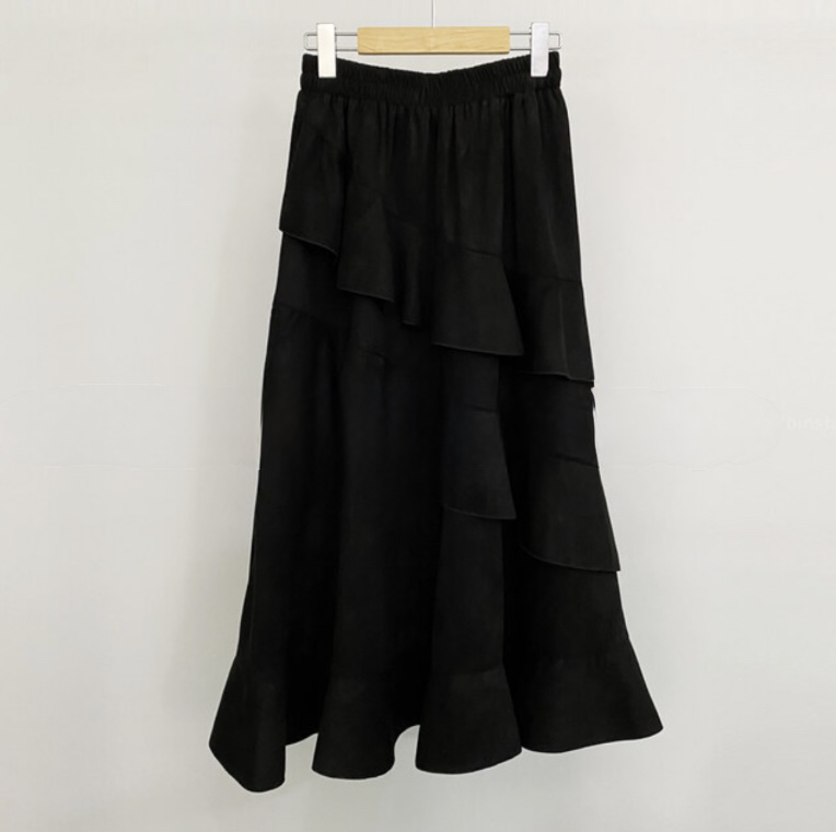 I BLLE東大門㊣直郵女士新款熱賣人氣25秋冬推薦休閑時尚長裙I BLLE長裙圖色1