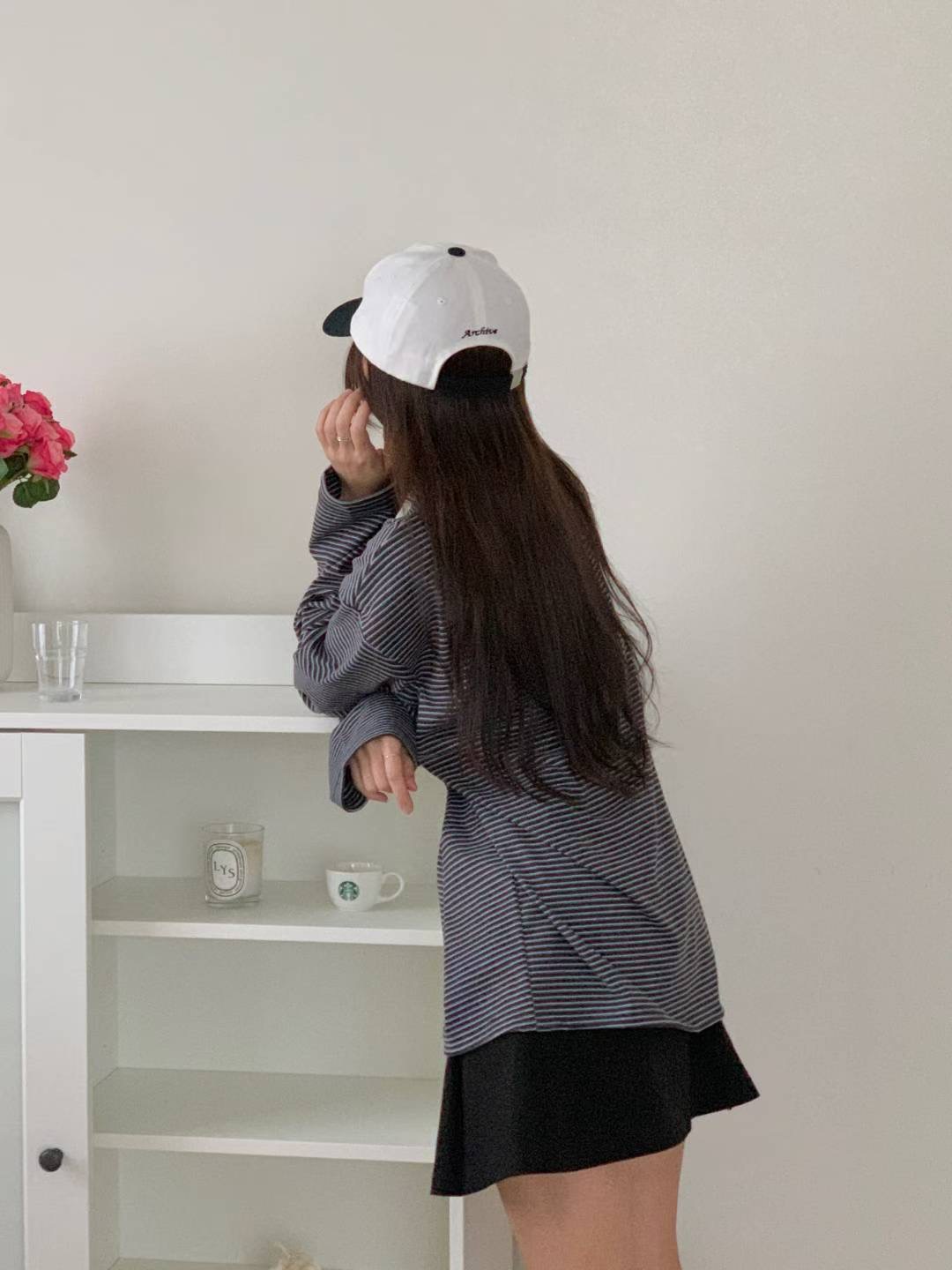 FIRST MOON東大門㊣代購女裝新品休閑推薦熱賣25秋冬長袖T恤FIRST MOON長袖T恤