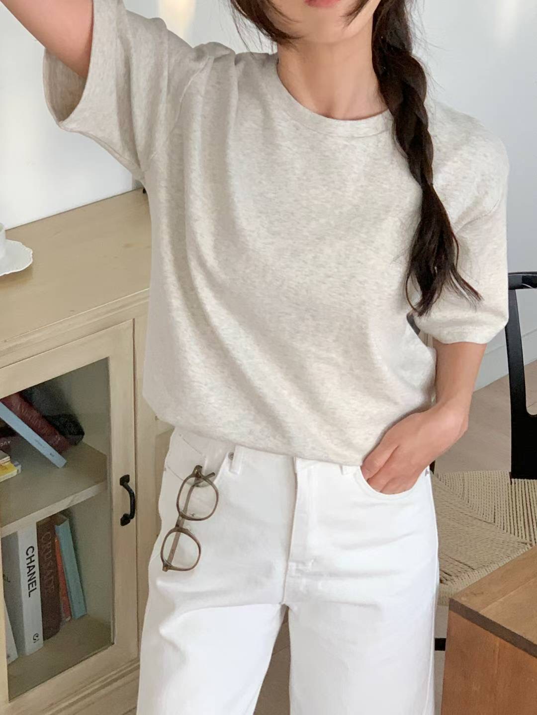 FIRST MOON韓國直郵㊣女裝新款休閑推薦25秋冬人氣熱賣T恤FIRST MOONT恤圖色1