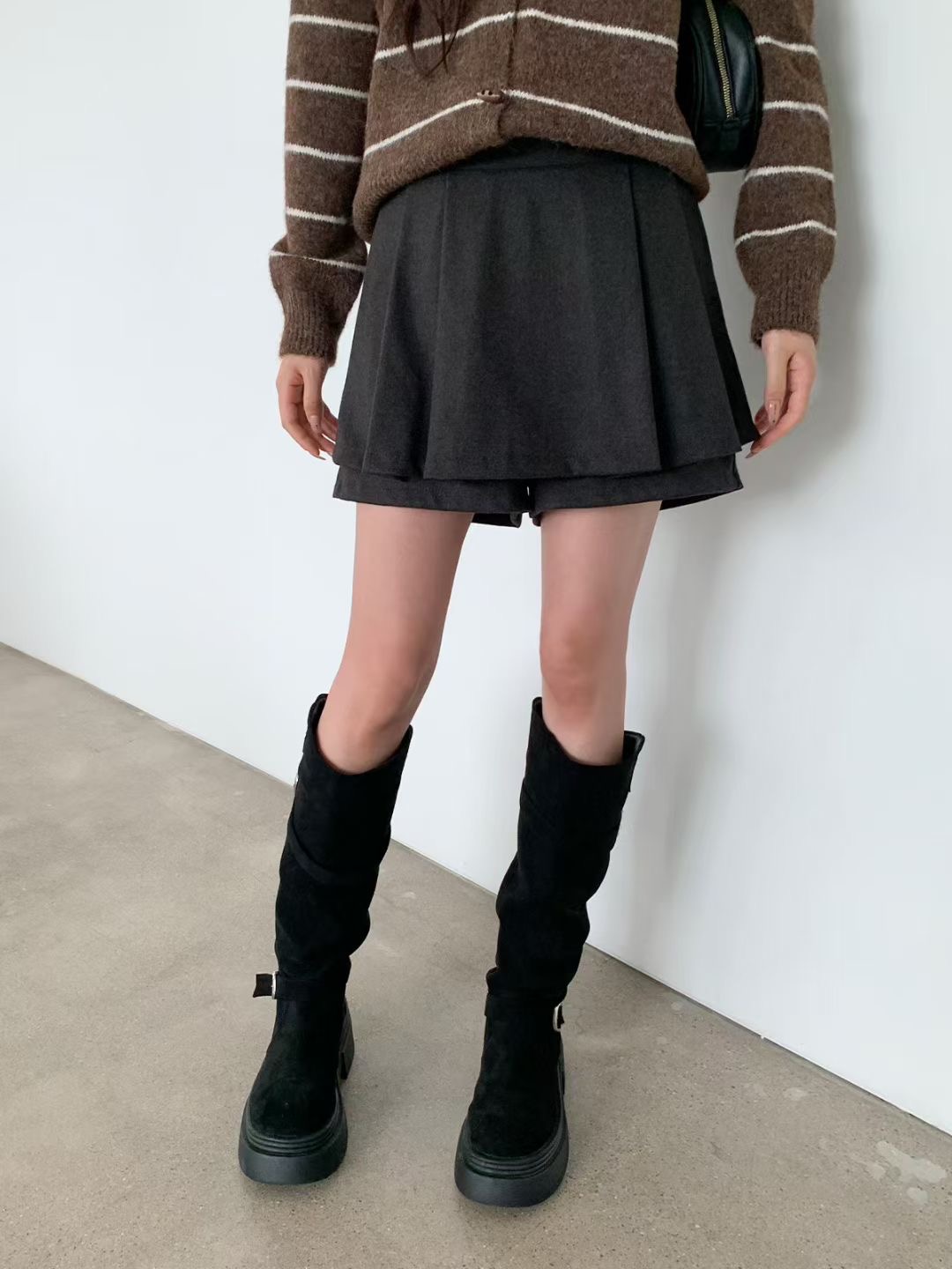 아카시아-T東大門㊣直郵女士新款休閑職業時尚熱賣人氣裙褲acacia-2件起訂裙褲圖色2