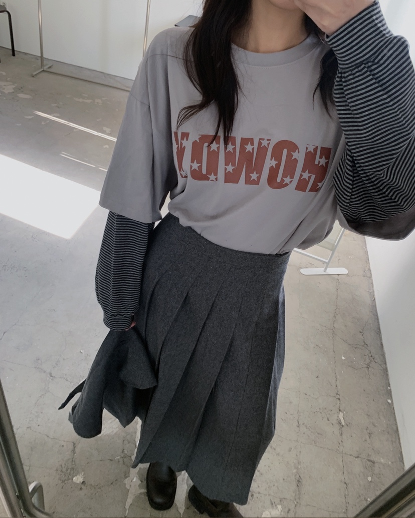 LIVE AID-P韓國代購㊣女裝新品熱賣推薦時尚休閑職業長裙LIVE AID-P長裙