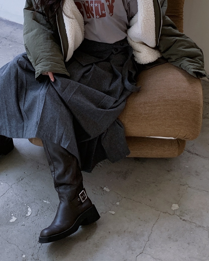 LIVE AID-P韓國代購㊣女裝新品熱賣推薦時尚休閑職業長裙LIVE AID-P長裙