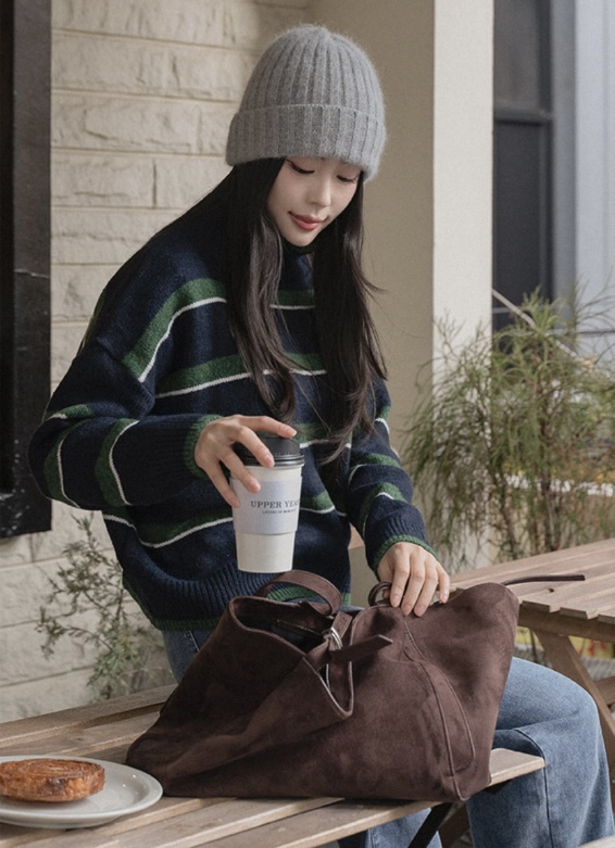 I BLLE韓國直郵㊣女士新品熱賣職業時尚推薦人氣25秋冬針織衫I BLLE針織衫