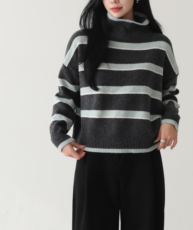 I BLLE韓國直郵㊣女士新品熱賣職業時尚推薦人氣25秋冬針織衫I BLLE針織衫