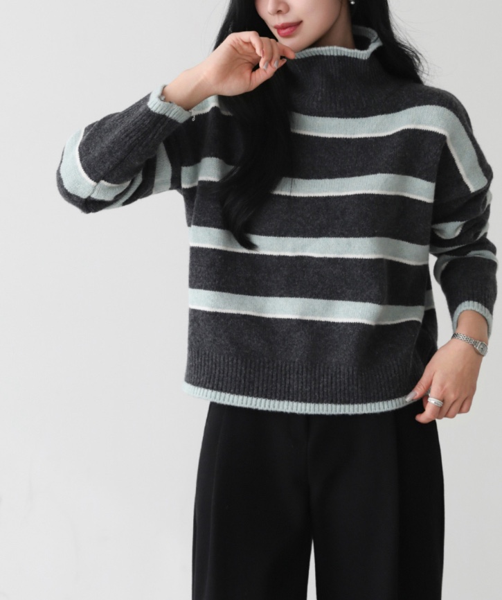 I BLLE韓國直郵㊣女士新品熱賣職業時尚推薦人氣25秋冬針織衫I BLLE針織衫