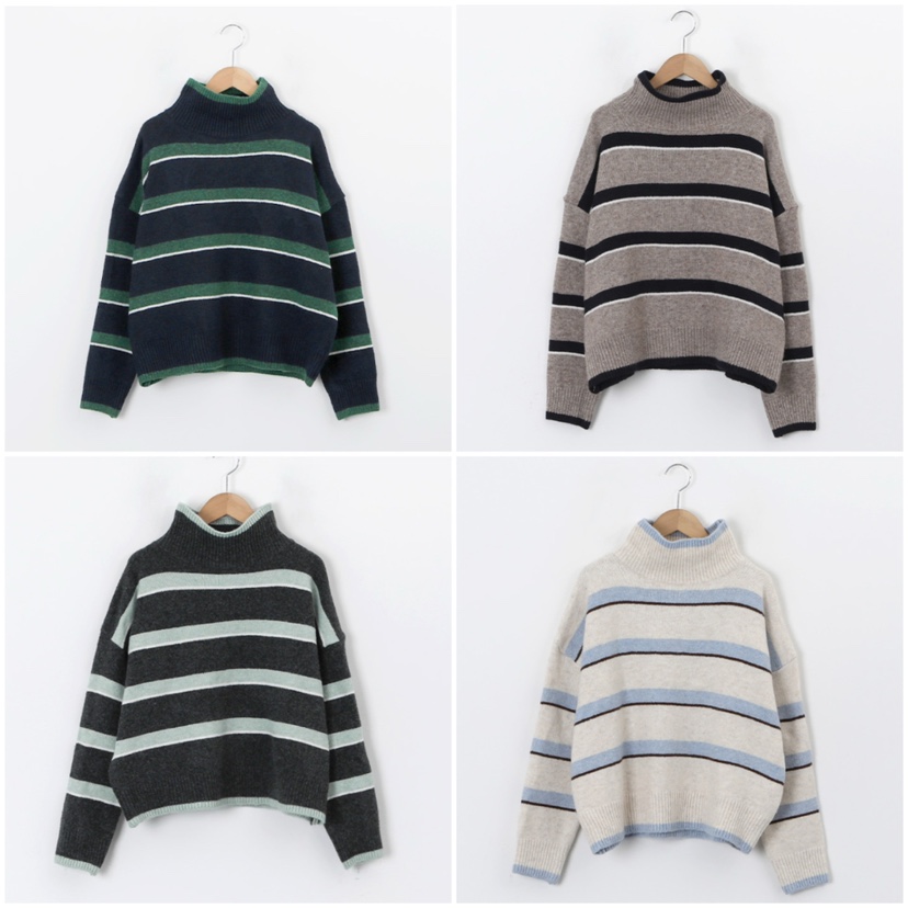 I BLLE韓國直郵㊣女士新品熱賣職業時尚推薦人氣25秋冬針織衫I BLLE針織衫