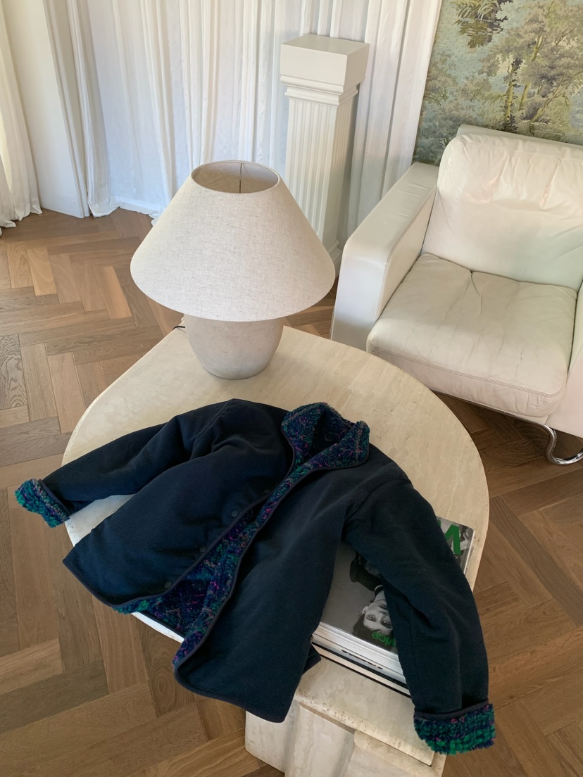 A Flan東大門㊣代購女士新款推薦人氣夾克雙面抓絨兩面穿拉鏈A:FLAN EDITION夾克