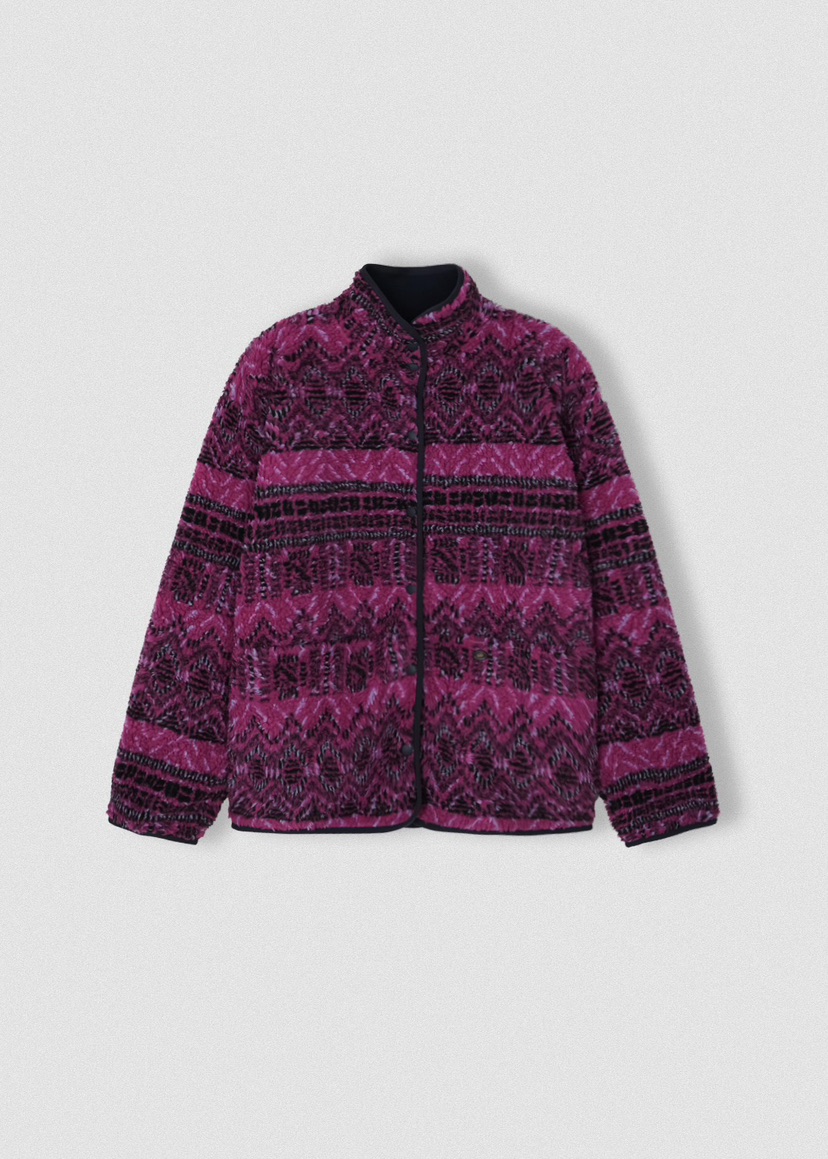 A Flan東大門㊣代購女士新款推薦人氣夾克雙面抓絨兩面穿拉鏈A:FLAN EDITION夾克圖色2