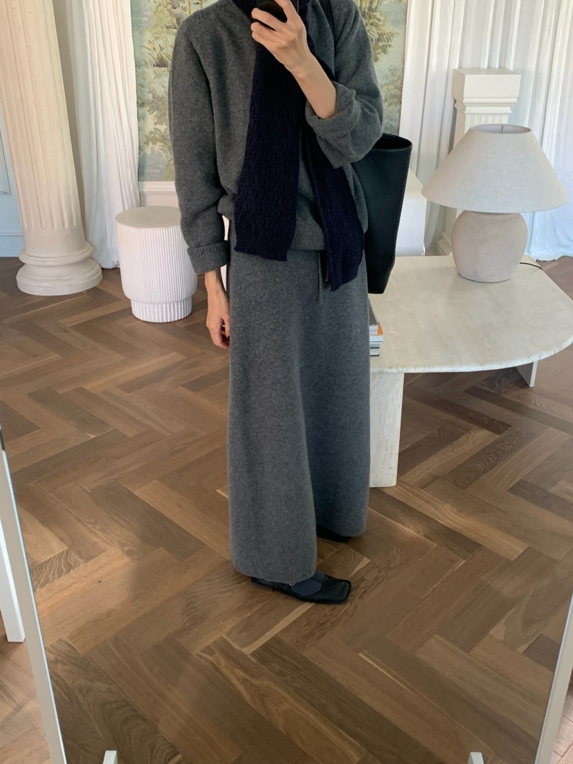 A Flan韓國代購㊣女裝新款人氣職業推薦熱賣休閑時尚25秋冬長裙A:FLAN EDITION長裙