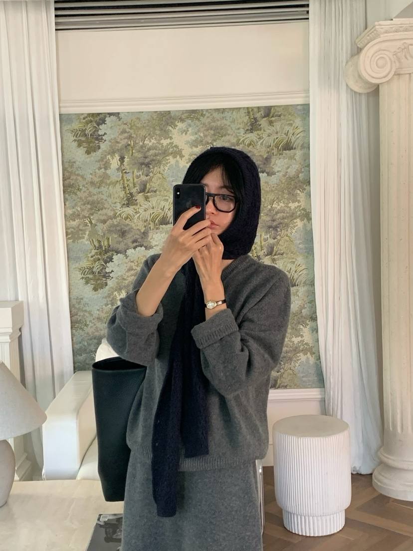 A Flan韓國代購㊣女裝新款人氣職業推薦熱賣休閑時尚25秋冬長裙A:FLAN EDITION長裙