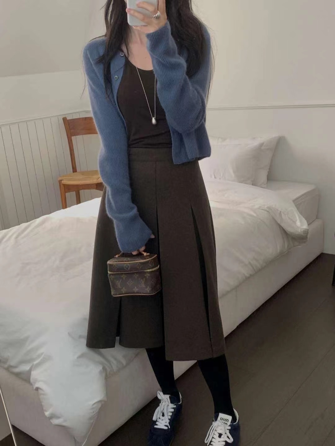 MIELLE-미엘르-OT東大門㊣代購女裝新品人氣半身裙中短裙MIELLE-미엘르-OT半身裙/中短裙