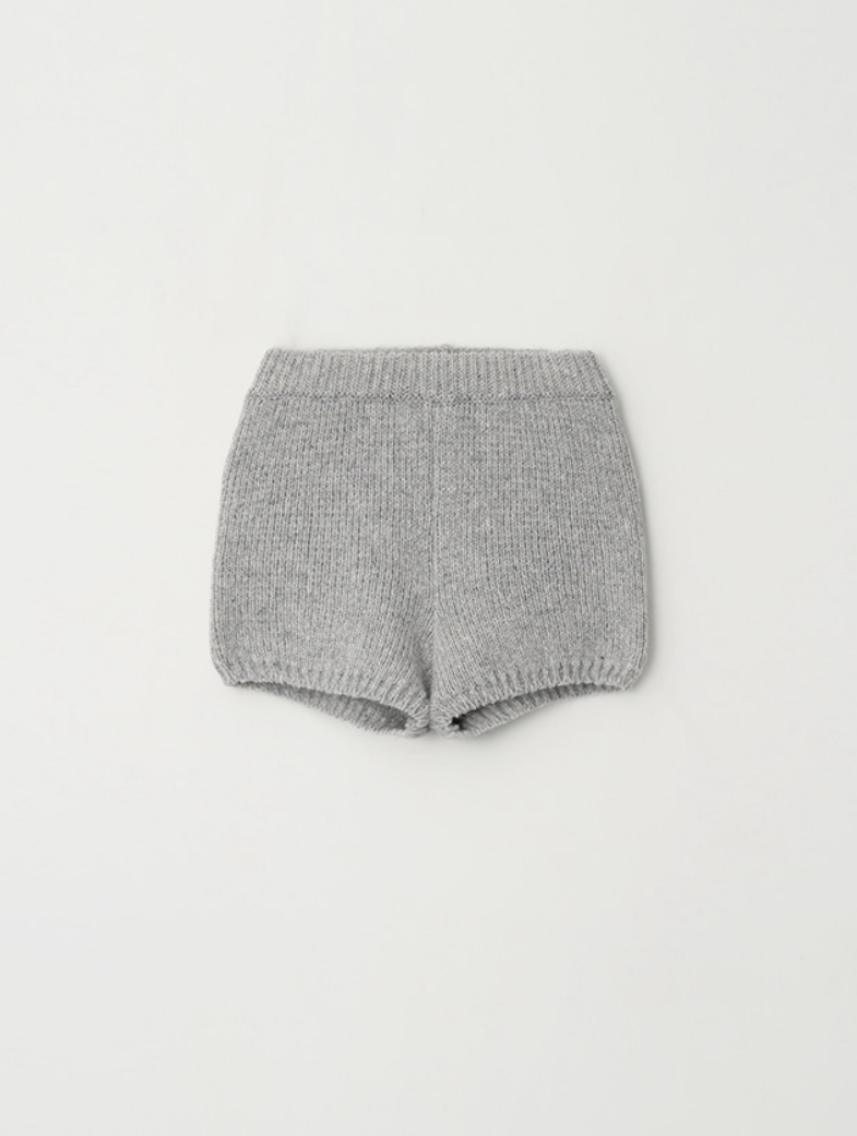 AWESOME-L東大門㊣代購女士新款人氣休閑短褲針織褲羊駝絨AWESOME-L短褲圖色1