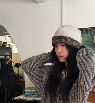 FLASH東大門㊣實拍女裝新款人氣時尚休閑25秋冬推薦帽子雙面FLASH帽子