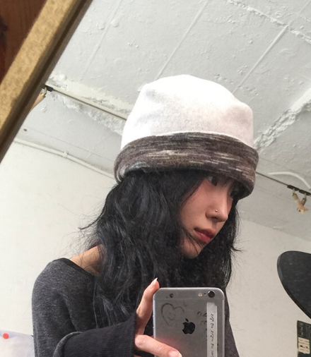 FLASH東大門㊣實拍女裝新款人氣時尚休閑25秋冬推薦帽子雙面FLASH帽子圖色2