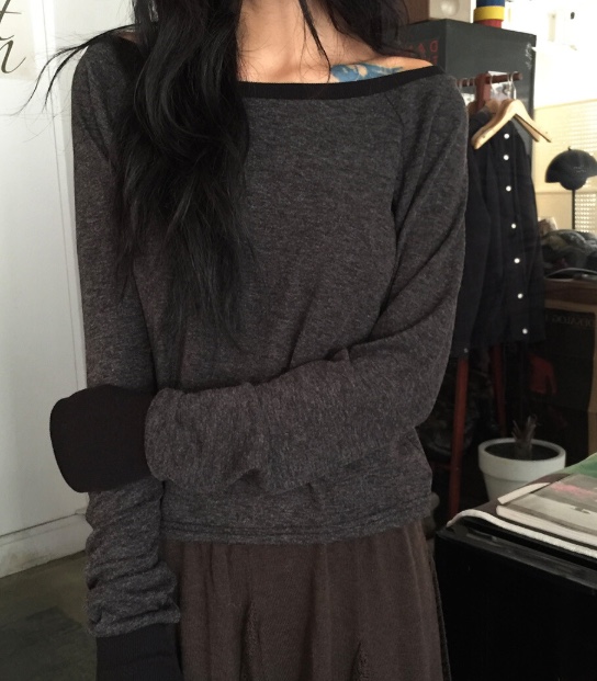 FLASH東大門㊣實拍女裝新款職業人氣25秋冬休閑時尚長袖T恤FLASH長袖T恤