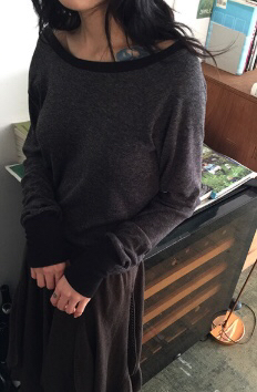 FLASH東大門㊣實拍女裝新款職業人氣25秋冬休閑時尚長袖T恤FLASH長袖T恤