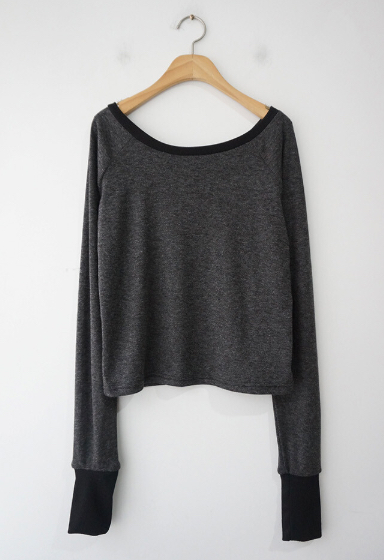 FLASH東大門㊣實拍女裝新款職業人氣25秋冬休閑時尚長袖T恤FLASH長袖T恤圖色2