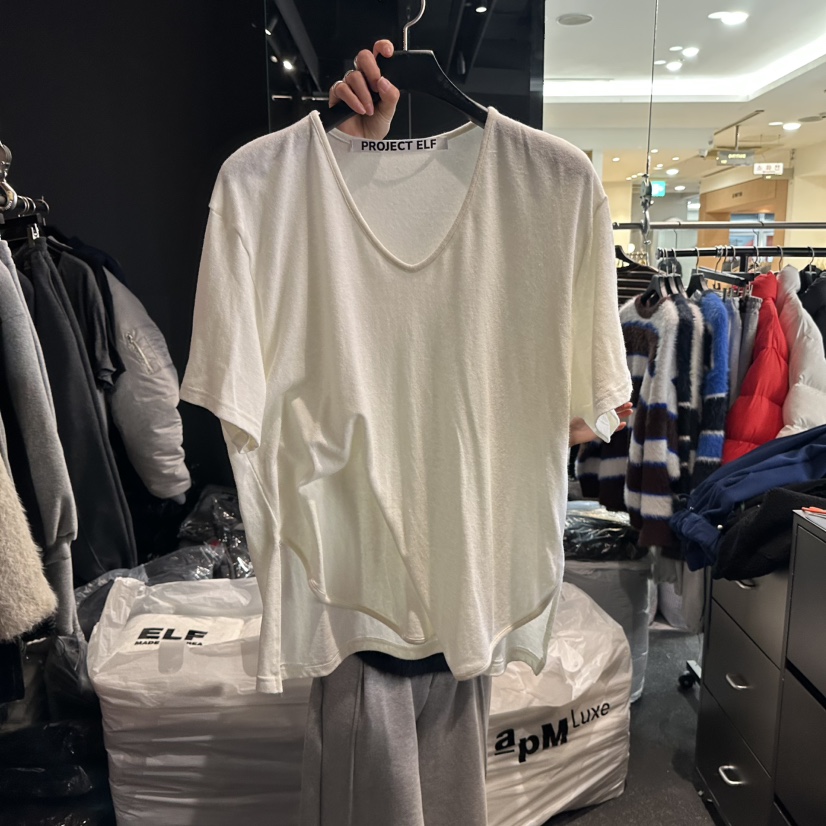 ELF-L韓國直郵㊣女裝新款25秋冬職業熱賣時尚推薦人氣休閑T恤PROJECT ELF/ELF-LT恤圖色1
