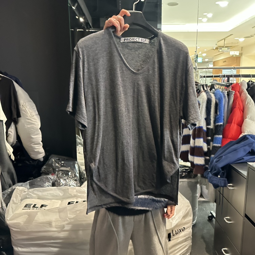 ELF-L韓國直郵㊣女裝新款25秋冬職業熱賣時尚推薦人氣休閑T恤PROJECT ELF/ELF-LT恤圖色2