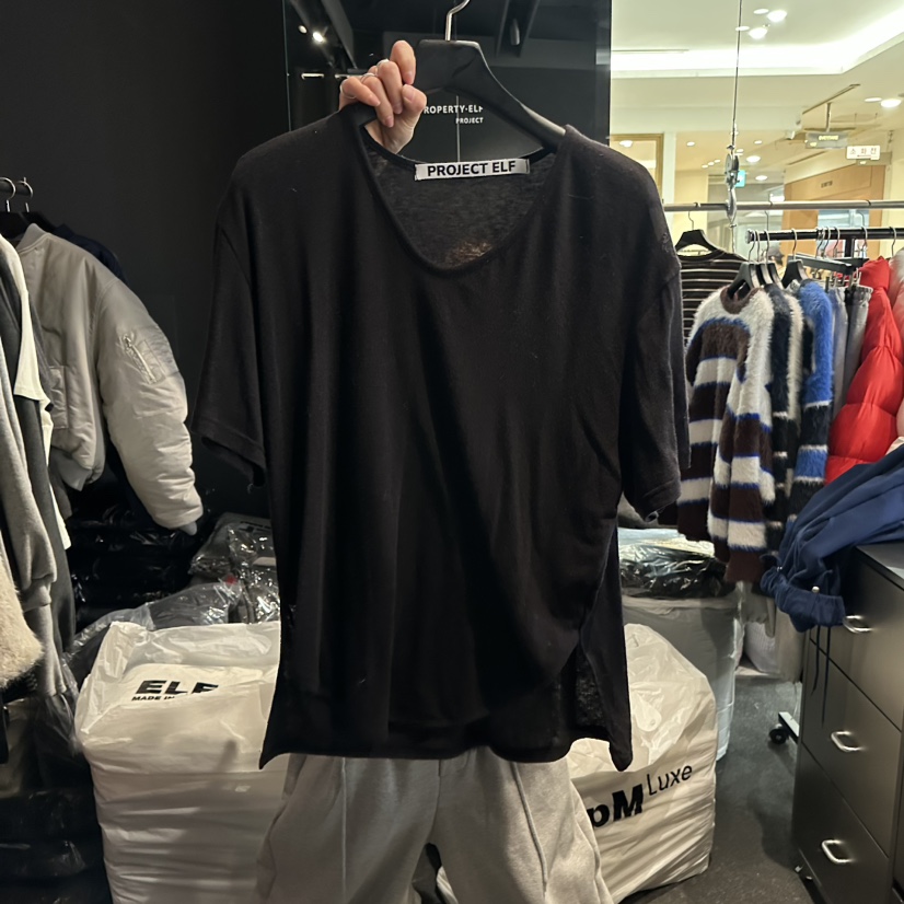 ELF-L韓國直郵㊣女裝新款25秋冬職業熱賣時尚推薦人氣休閑T恤PROJECT ELF/ELF-LT恤圖色3