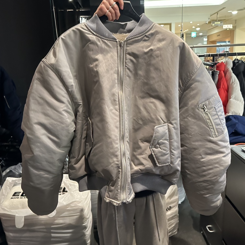 ELF-L韓國直郵㊣女裝新款推薦熱賣時尚25秋冬短款棉服里外穿棉PROJECT ELF/ELF-L短款棉服圖色2