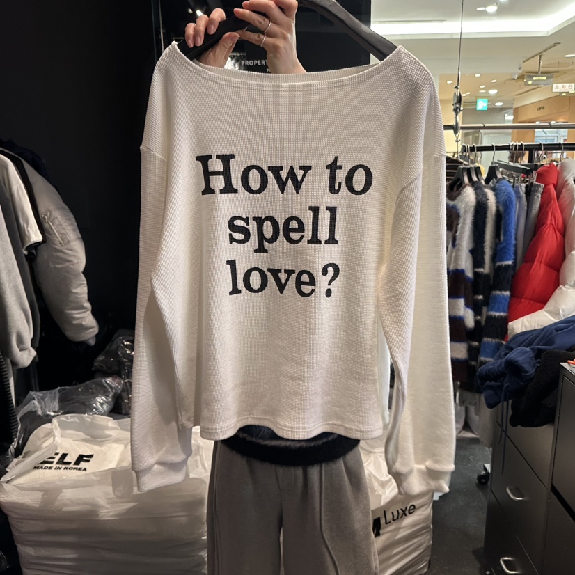 ELF-L東大門㊣實拍女裝新品時尚熱賣人氣25秋冬推薦長袖T恤PROJECT ELF/ELF-L長袖T恤