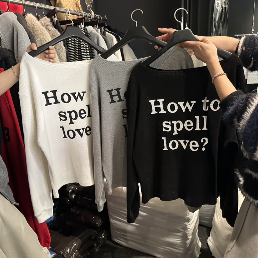 ELF-L東大門㊣實拍女裝新品時尚熱賣人氣25秋冬推薦長袖T恤PROJECT ELF/ELF-L長袖T恤