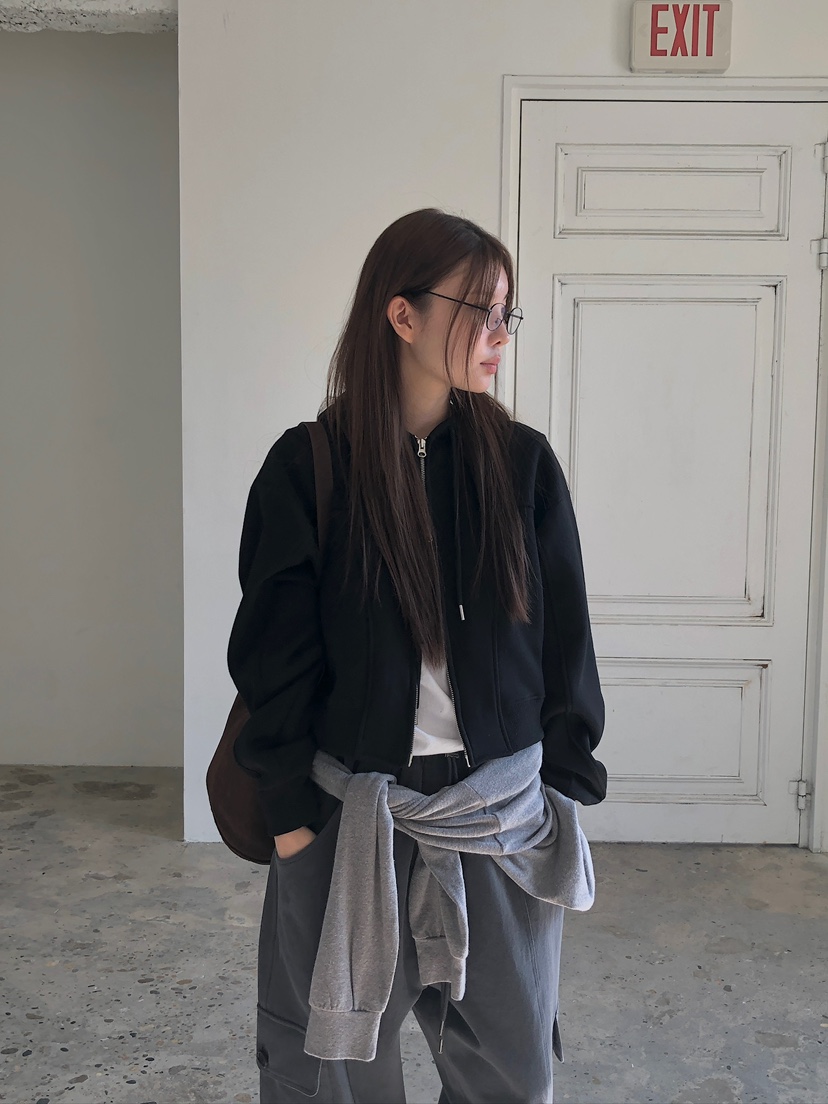 UNBOUND韓國直郵㊣女士新品人氣職業時尚熱賣休閑真品夾克拉鏈UNBOUND夾克