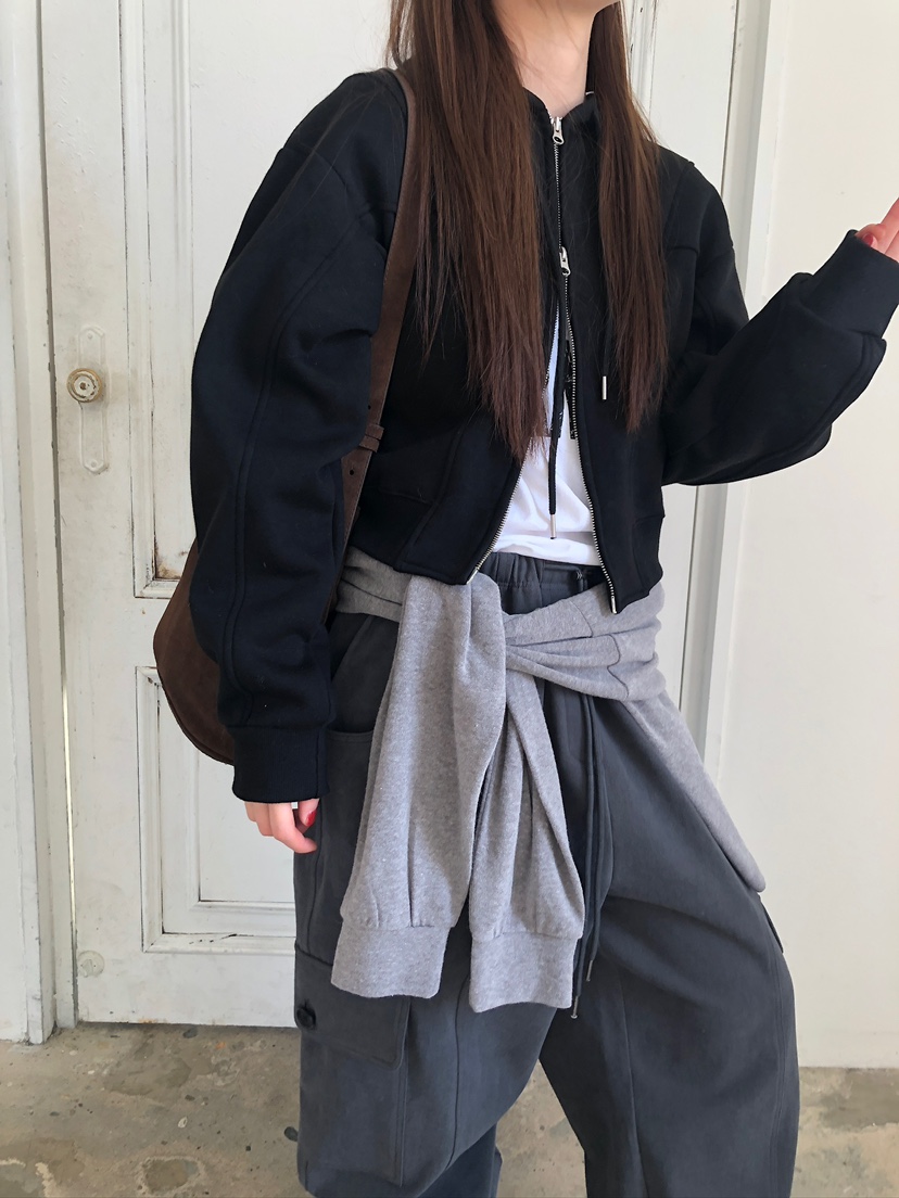 UNBOUND韓國直郵㊣女士新品人氣職業時尚熱賣休閑真品夾克拉鏈UNBOUND夾克