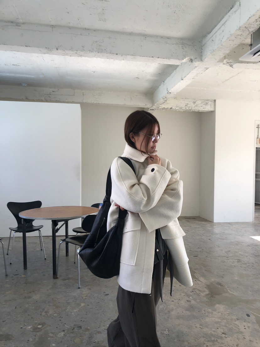 UNBOUND東大門㊣實拍女裝新品25秋冬真品職業熱賣中長款大衣UNBOUND中長款大衣